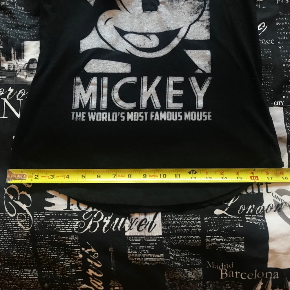 Mickey Mouse Lace-up Neckline T-Shirt - Picture 5 of 6